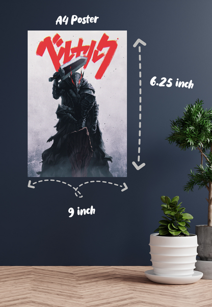Unyielding Spirit | Berserk | Anime Poster
