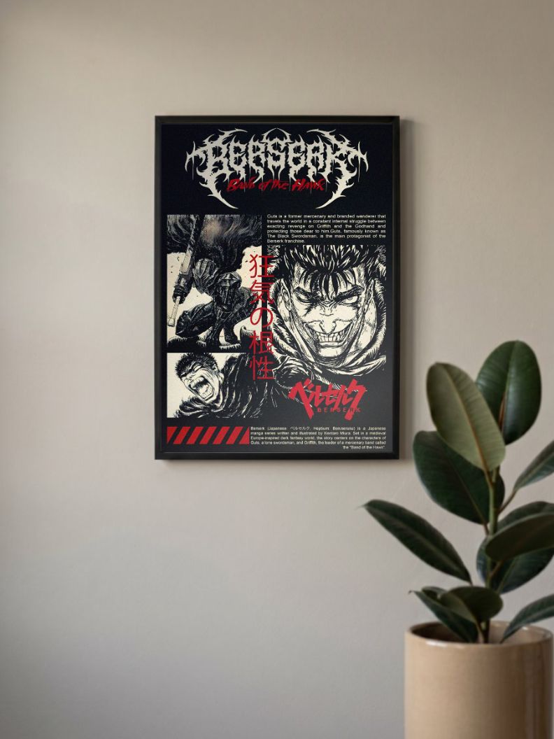Hawk's Fury | Berserk | Comic Book Poster