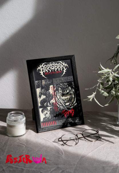 Hawk's Fury | Berserk | Comic Book Poster