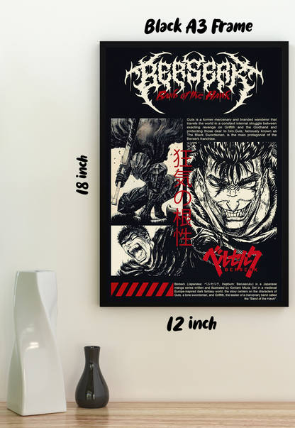 Hawk's Fury | Berserk | Comic Book Poster