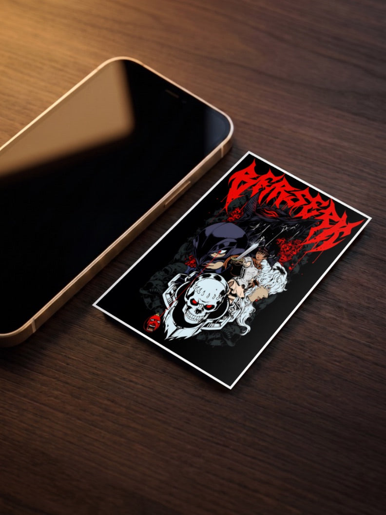 Berserk Guts Griffith Anime Poster