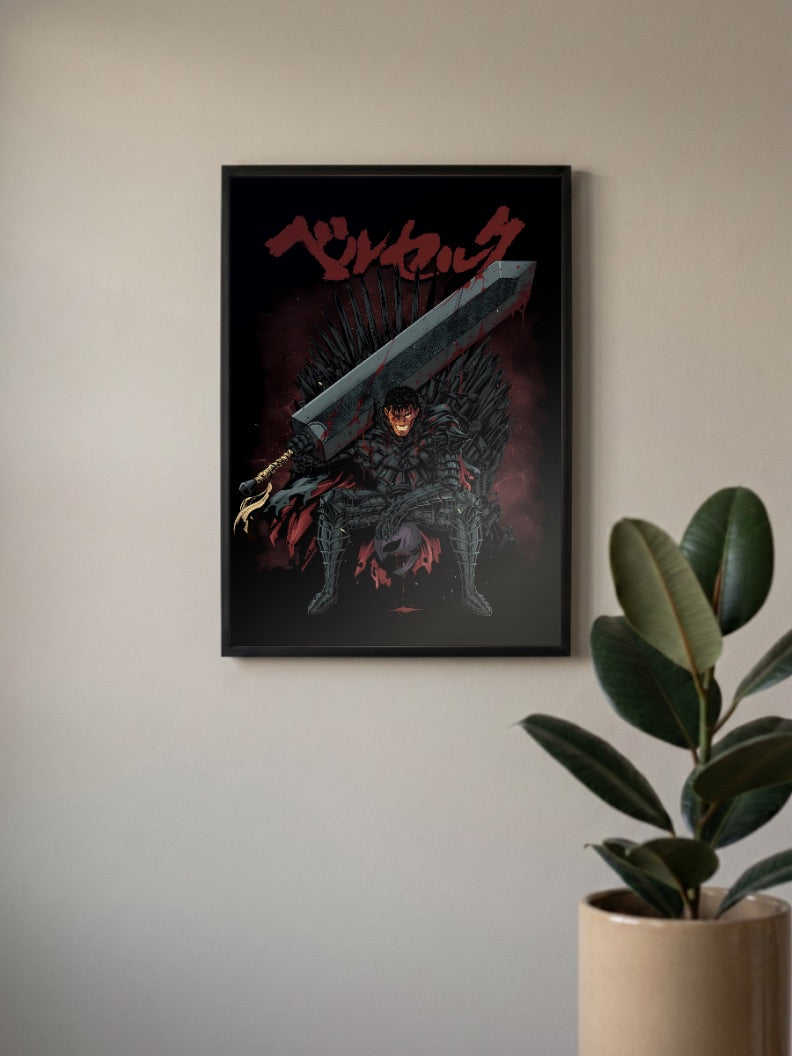 Guts Dragon Slayer Anime Poster