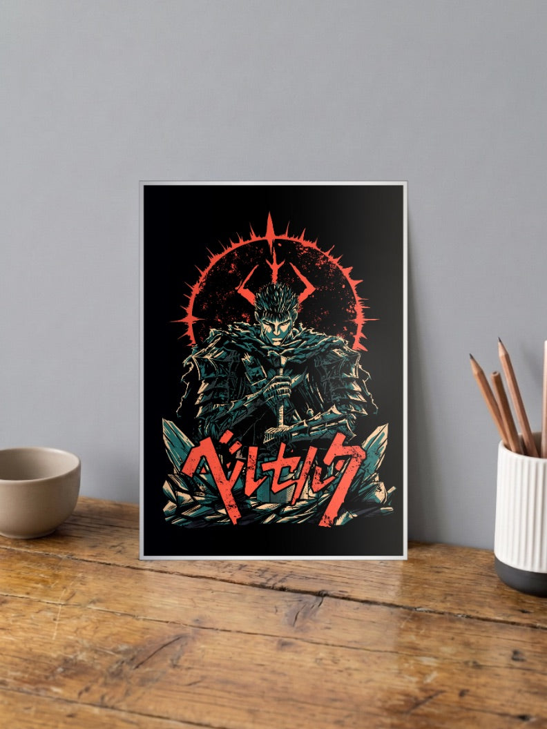 Guts Black Swordsman Anime Poster