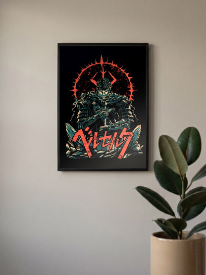 Guts Black Swordsman Anime Poster