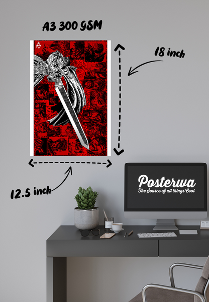 Blade of the Berserker | Berserk | Anime Poster