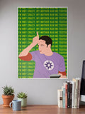 Tested Sanity | Big Bang Theory | Sitcom Poster