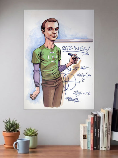Sheldon Bazinga Poster