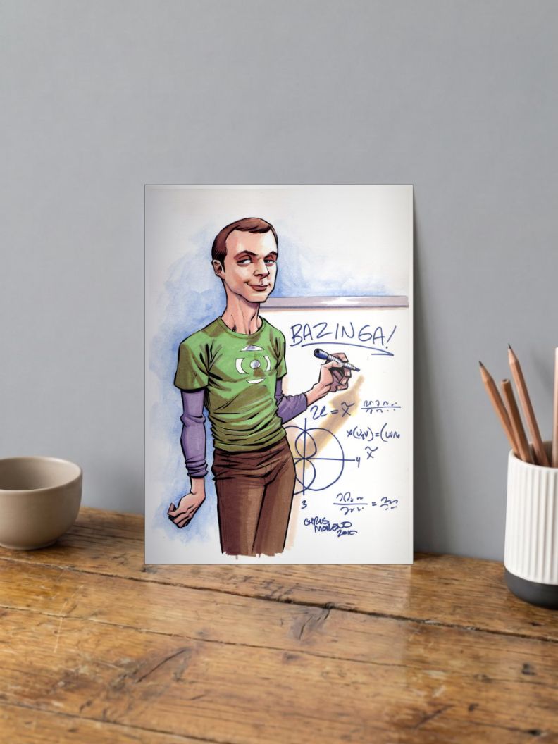 Sheldon Bazinga Poster