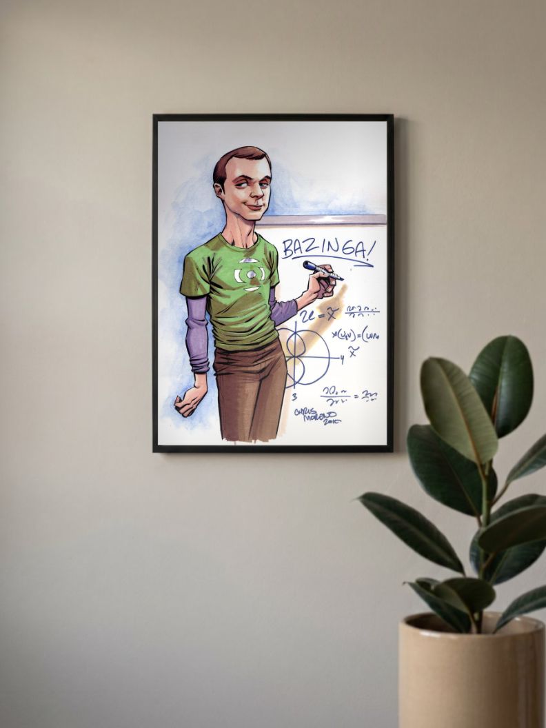 Sheldon Bazinga Poster