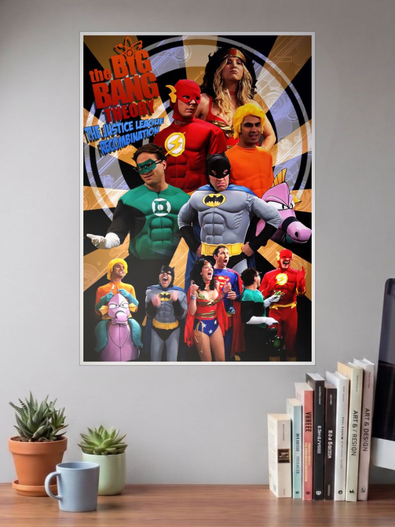 Cosmic Shenanigans | Big Bang Theory | Sitcom Poster