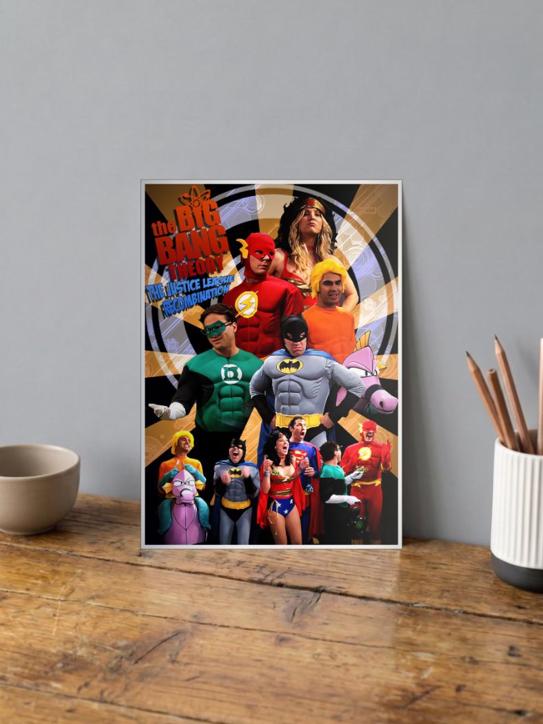 Cosmic Shenanigans | Big Bang Theory | Sitcom Poster