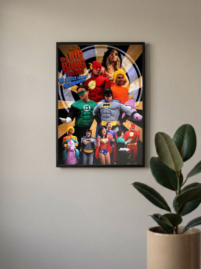Cosmic Shenanigans | Big Bang Theory | Sitcom Poster