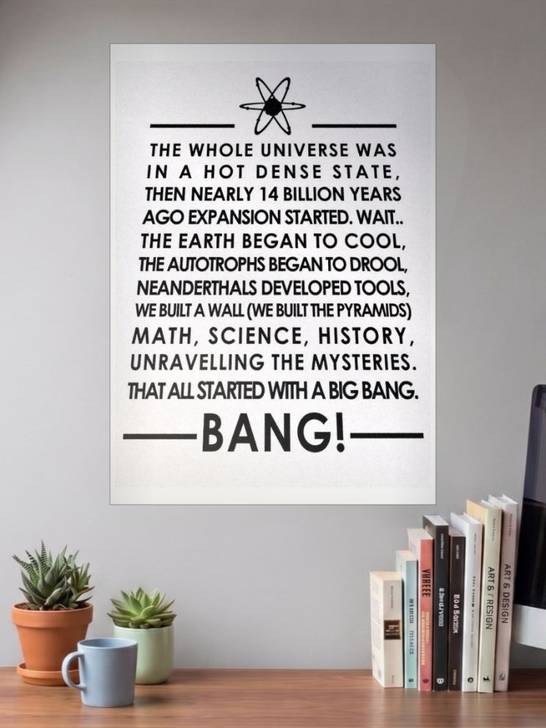 Galactic Laughter | Big Bang Theory x Star Wars | Sitcom Poster