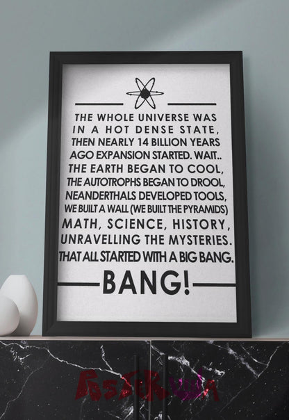Galactic Laughter | Big Bang Theory x Star Wars | Sitcom Poster