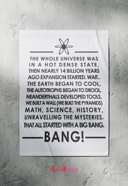 Galactic Laughter | Big Bang Theory x Star Wars | Sitcom Poster