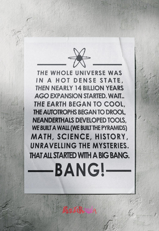 Galactic Laughter | Big Bang Theory x Star Wars | Sitcom Poster