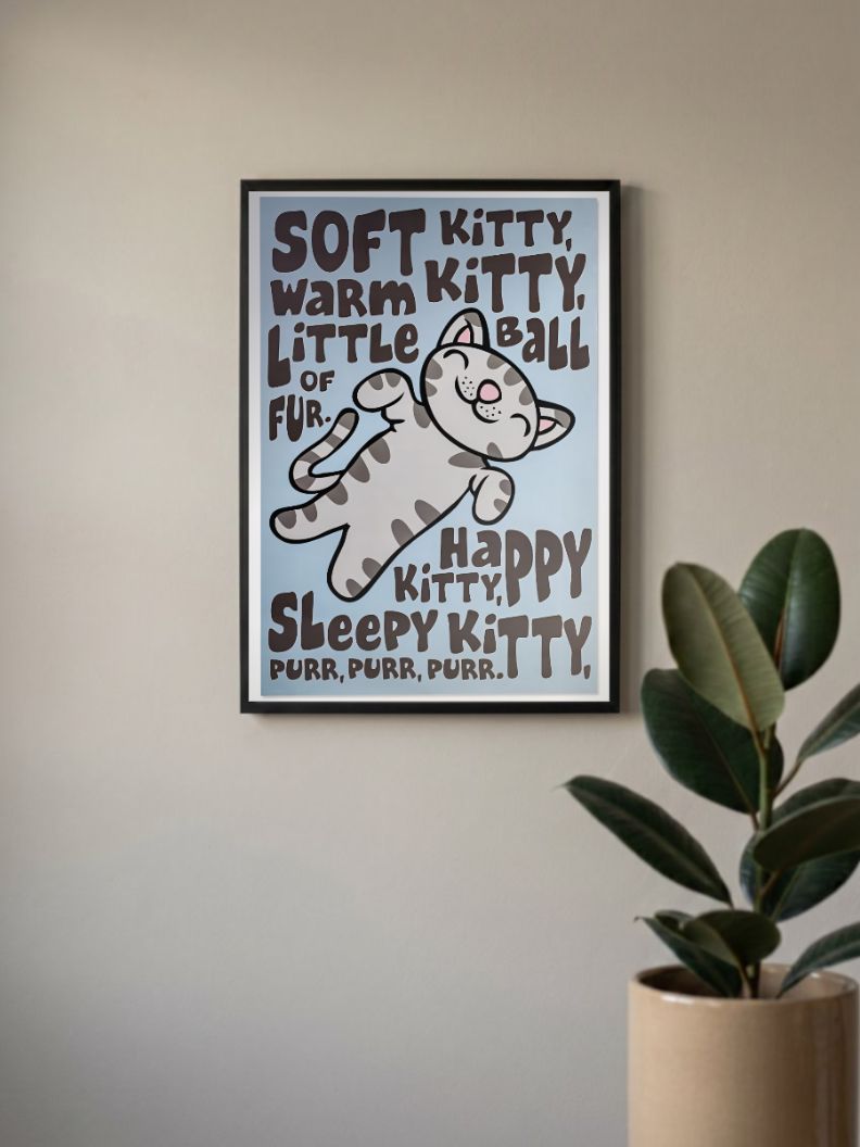 Purring Companions | Big Bang Theory | Sitcom Poster