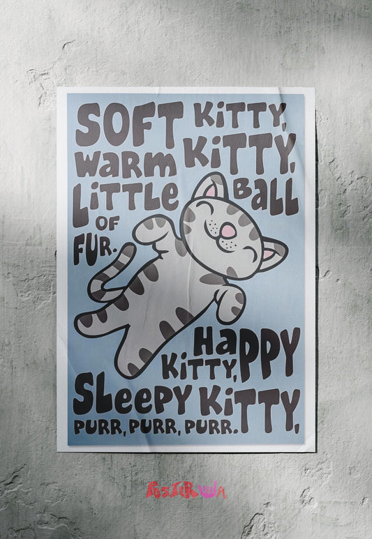 Purring Companions | Big Bang Theory | Sitcom Poster