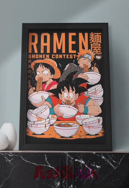 Epic Feast | Anime | Abstract Poster