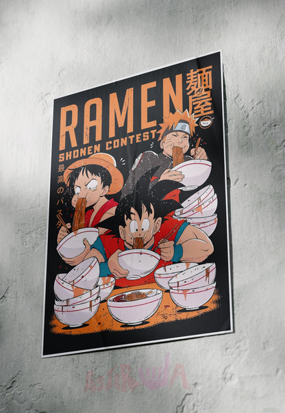 Epic Feast | Anime | Abstract Poster