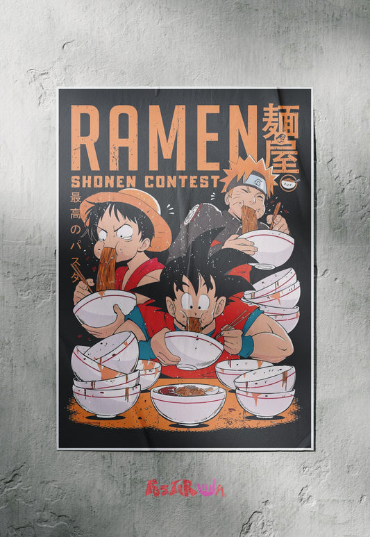 Epic Feast | Anime | Abstract Poster