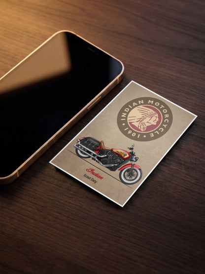 Two Wheel Thunder Indian 1901 Bikes Poster