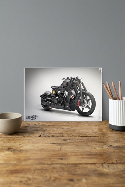 Confederate Motorcycle Bikes Poster