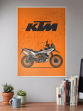 Revving the Streets | KTM 790 | Bikes Poster