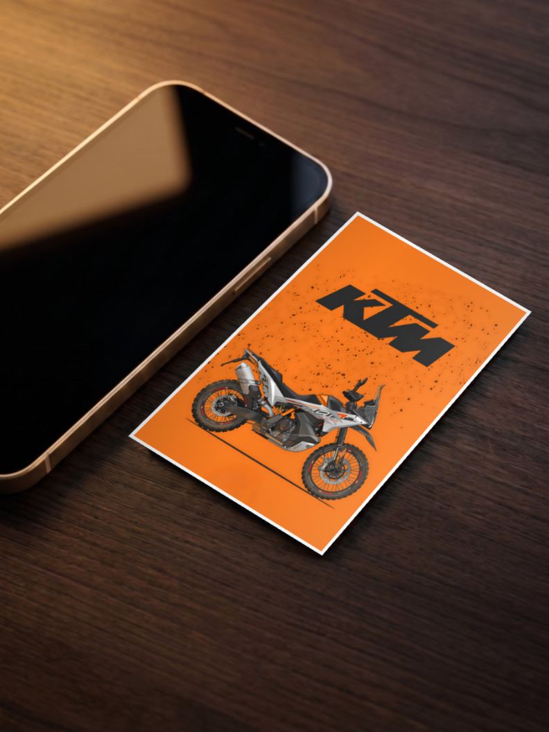 Revving the Streets | KTM 790 | Bikes Poster