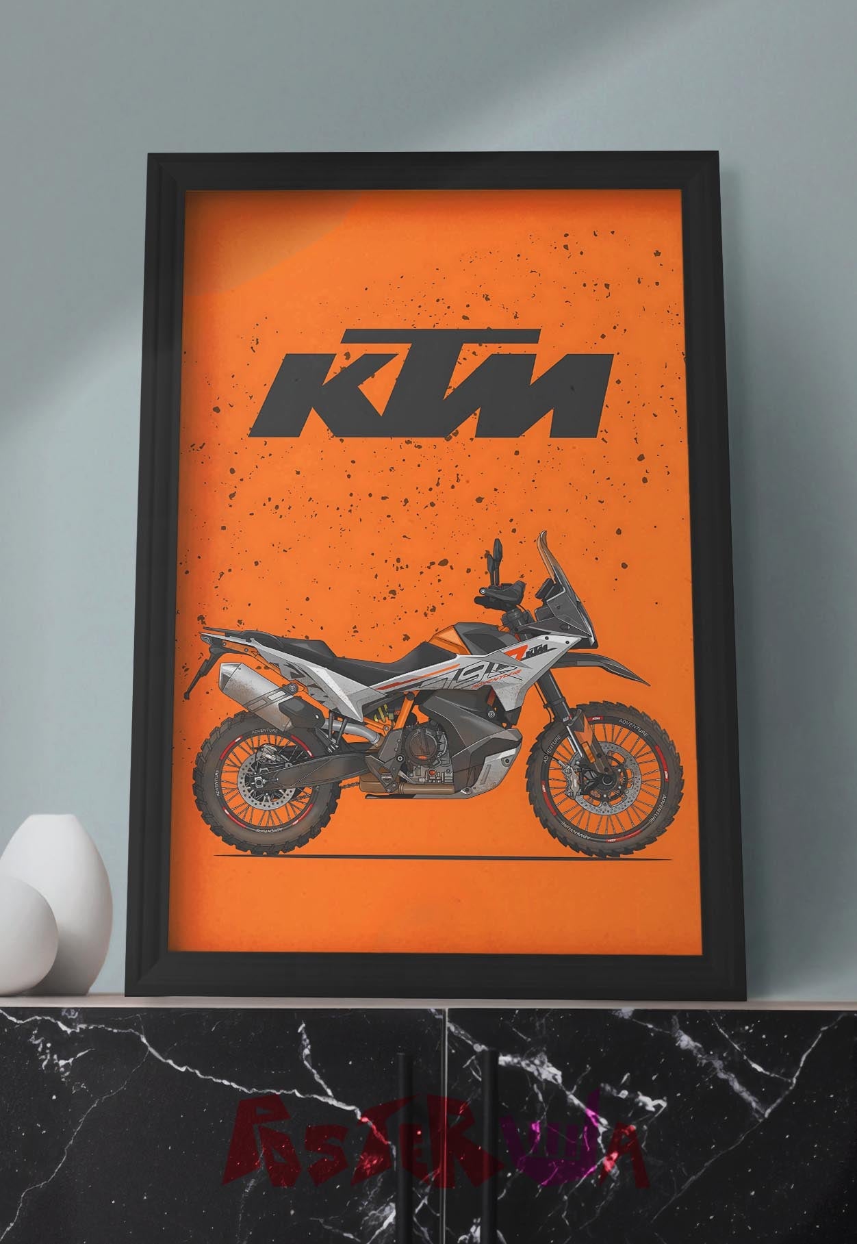 Revving the Streets | KTM 790 | Bikes Poster