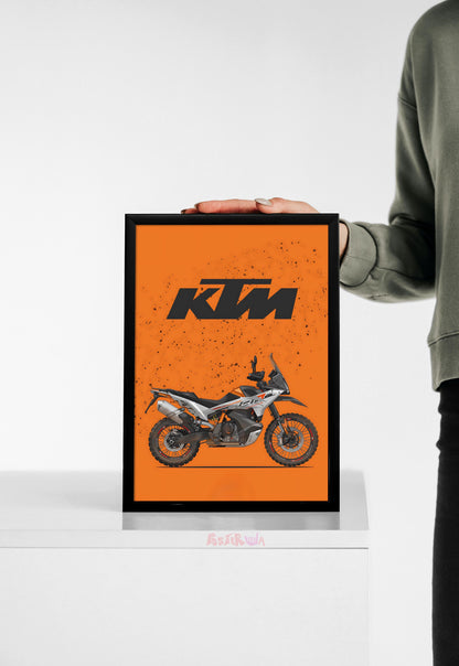 Revving the Streets | KTM 790 | Bikes Poster