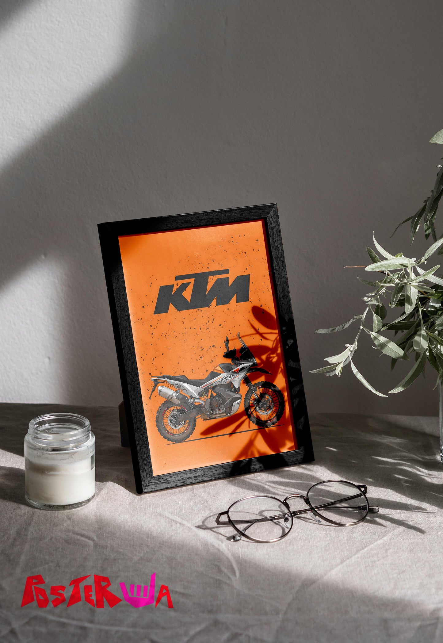Revving the Streets | KTM 790 | Bikes Poster