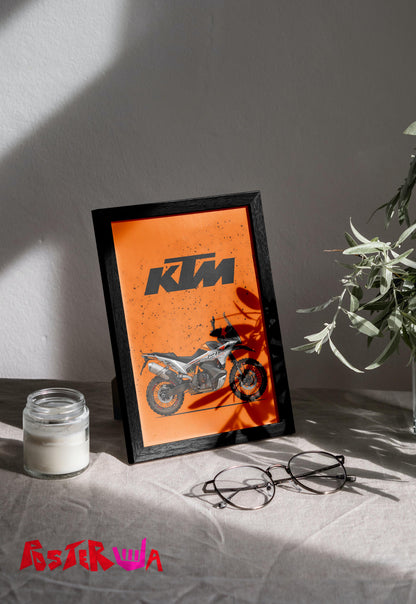 Revving the Streets | KTM 790 | Bikes Poster