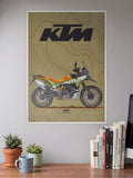 Trailblazer's Dream | KTM 790 Adventure | Bikes Poster