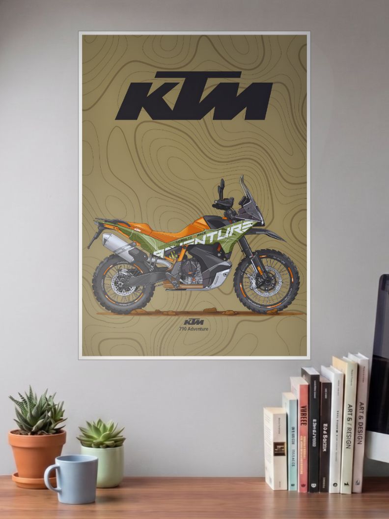 Trailblazer's Dream | KTM 790 Adventure | Bikes Poster