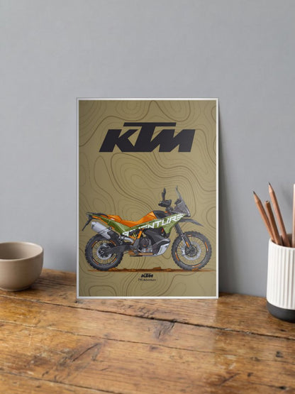 Trailblazer's Dream | KTM 790 Adventure | Bikes Poster