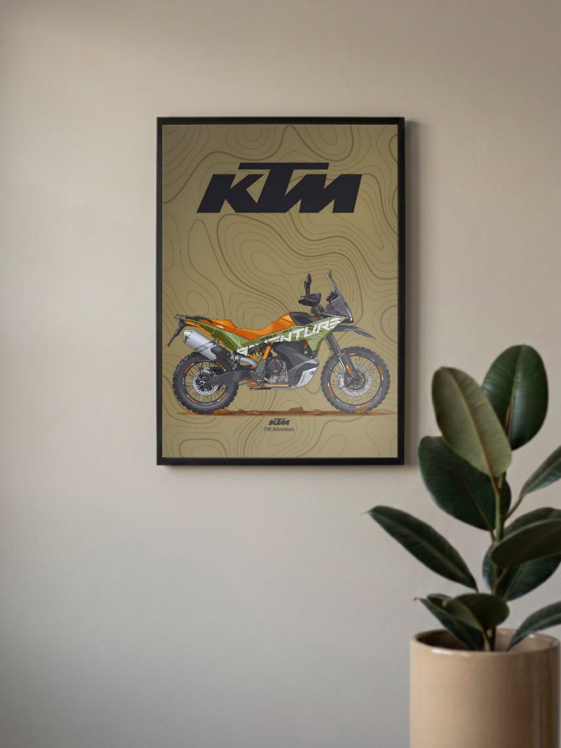Trailblazer's Dream | KTM 790 Adventure | Bikes Poster