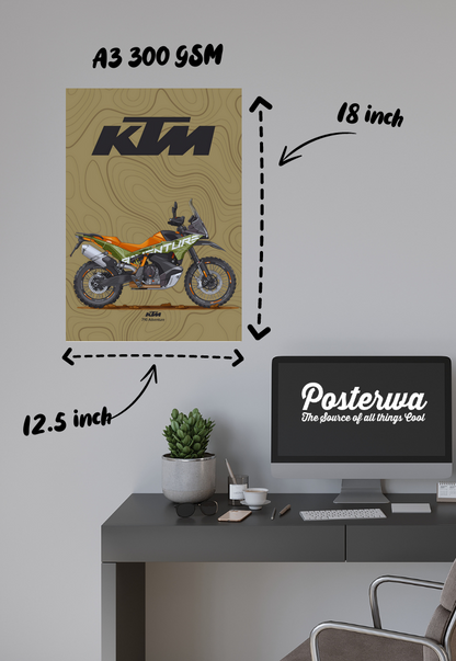 Trailblazer's Dream | KTM 790 Adventure | Bikes Poster