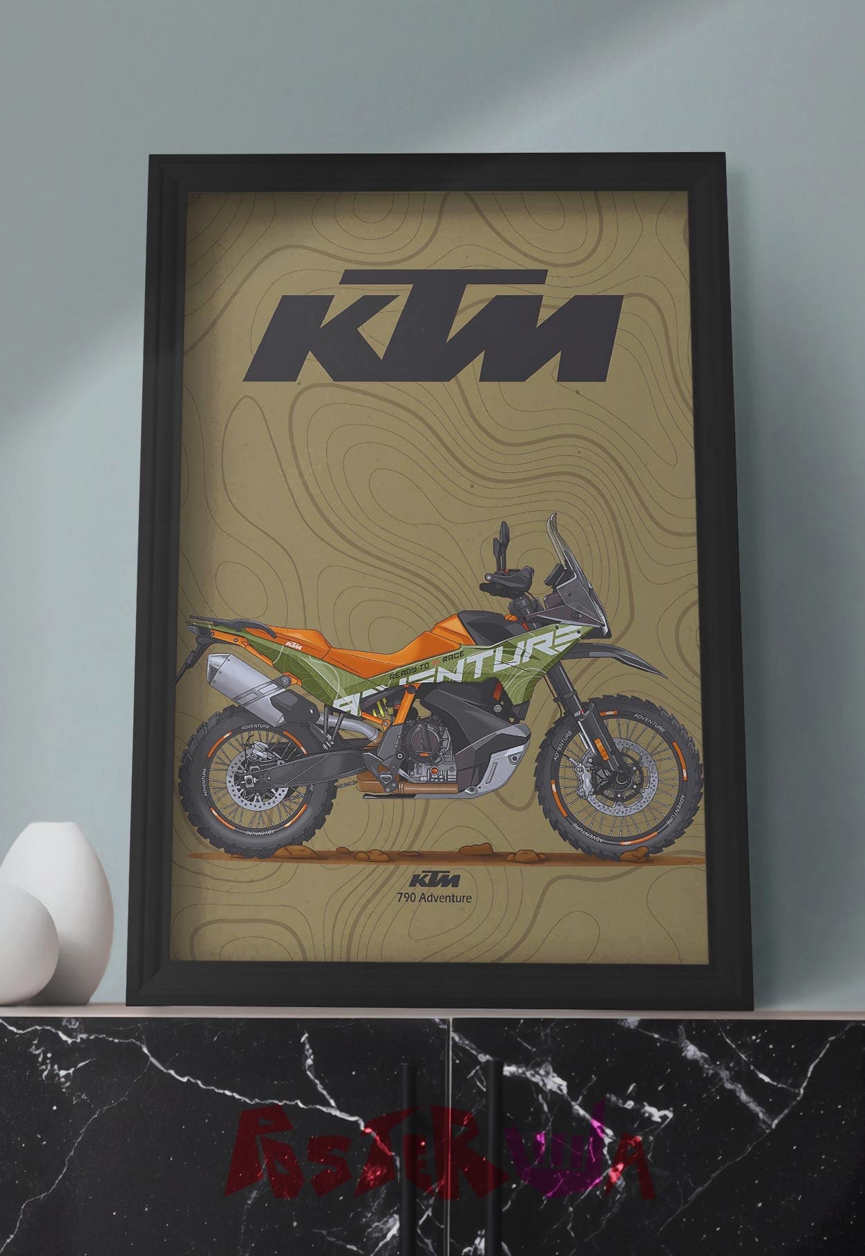 Trailblazer's Dream | KTM 790 Adventure | Bikes Poster