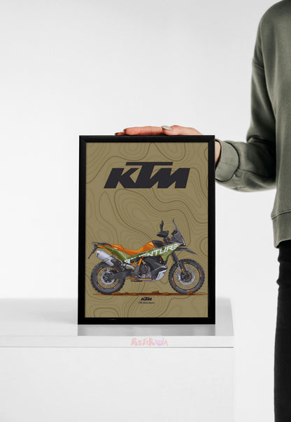 Trailblazer's Dream | KTM 790 Adventure | Bikes Poster