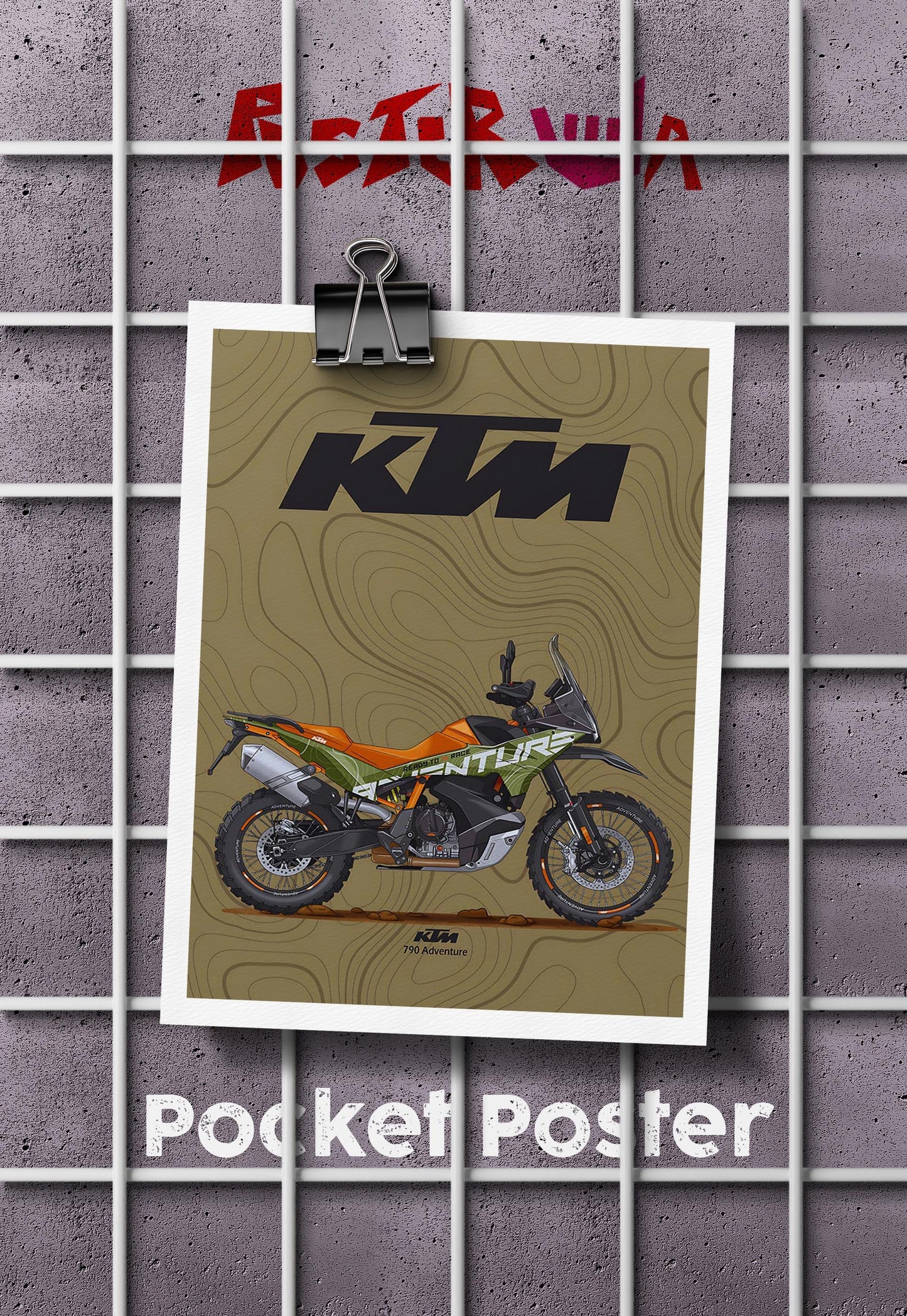 Trailblazer's Dream | KTM 790 Adventure | Bikes Poster