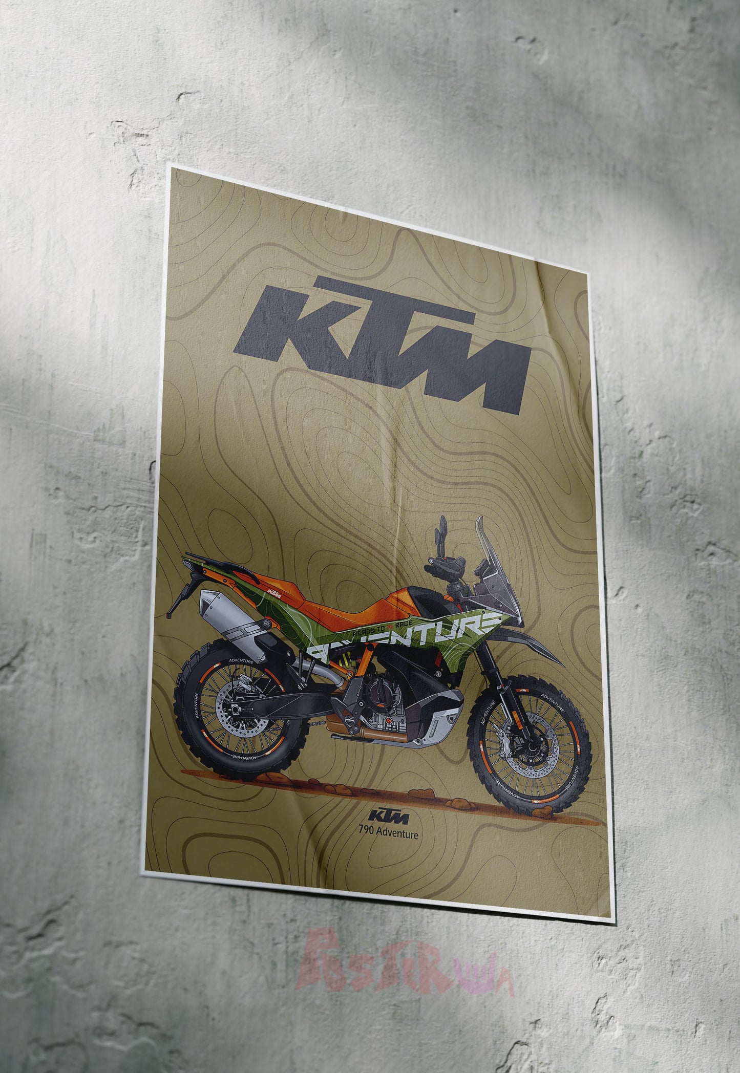 Trailblazer's Dream | KTM 790 Adventure | Bikes Poster