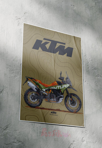 Trailblazer's Dream | KTM 790 Adventure | Bikes Poster