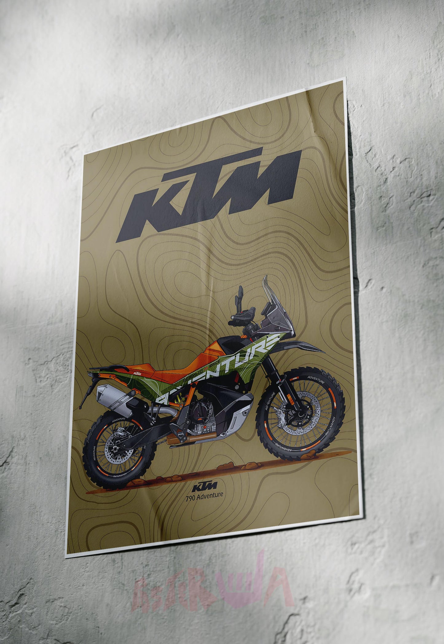 Trailblazer's Dream | KTM 790 Adventure | Bikes Poster