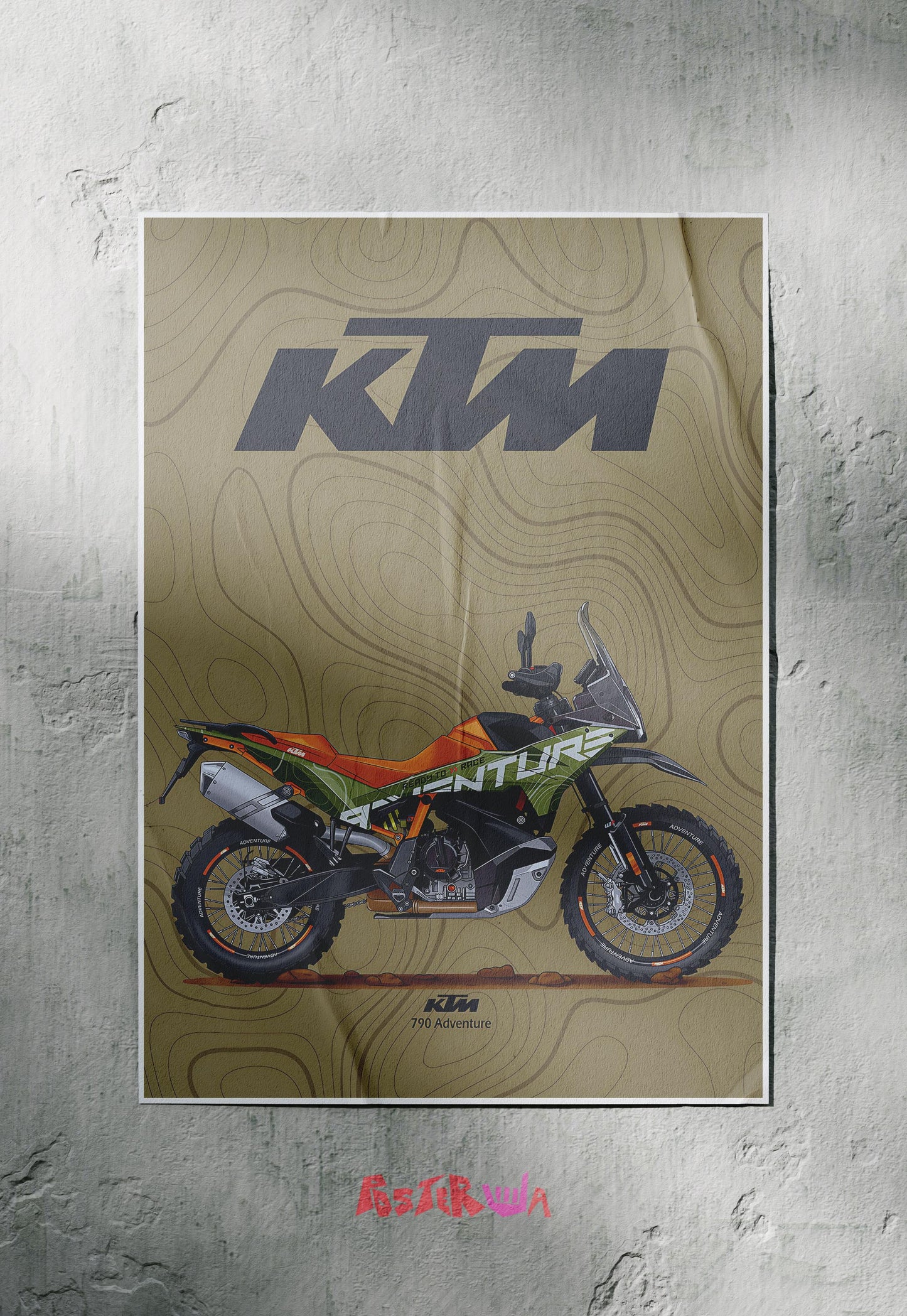Trailblazer's Dream | KTM 790 Adventure | Bikes Poster