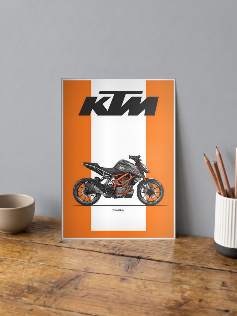 Pitbull Duke| KTM | Bikes Poster