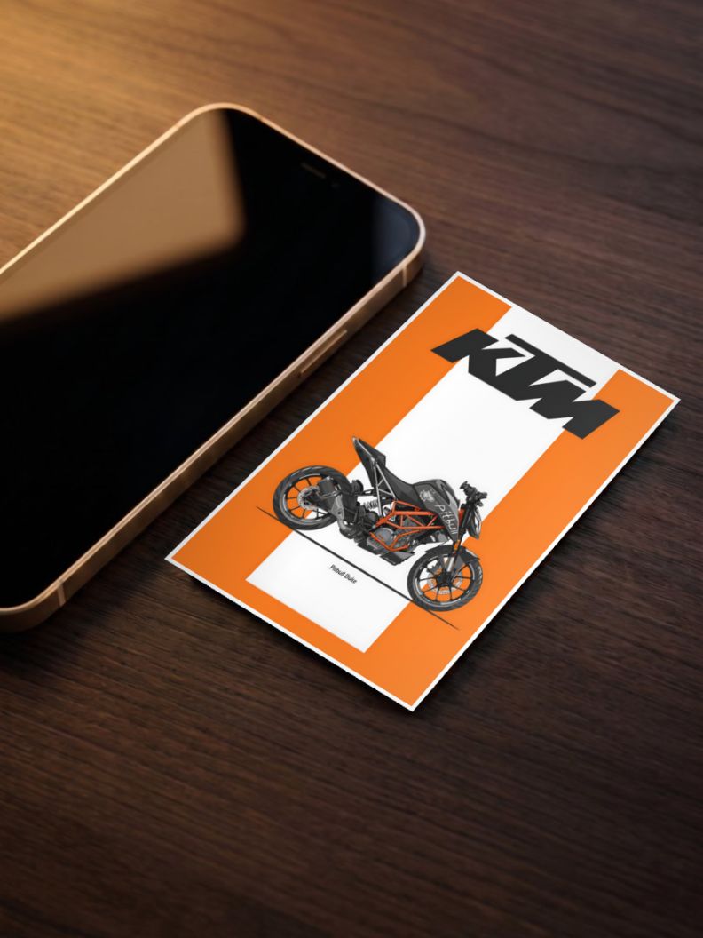 Pitbull Duke| KTM | Bikes Poster