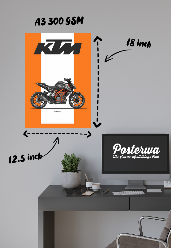 Pitbull Duke| KTM | Bikes Poster