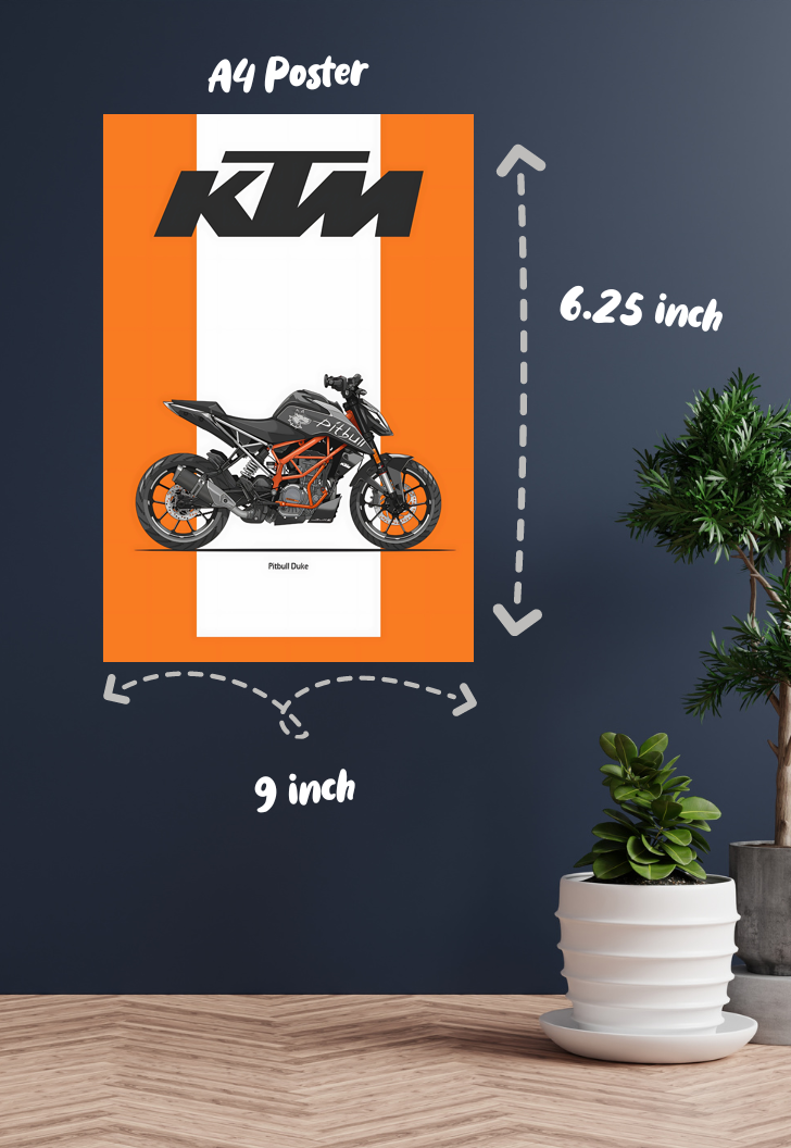 Pitbull Duke| KTM | Bikes Poster