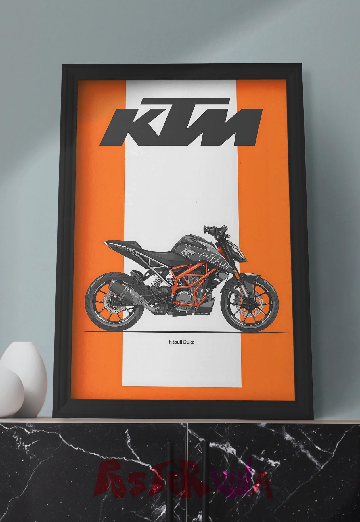 Pitbull Duke| KTM | Bikes Poster